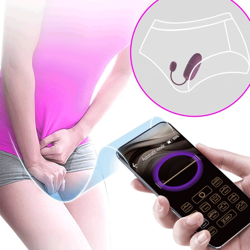 Pretty Love Bottom Pretty Love - Nymph Vibrating Egg App Controlled Lila