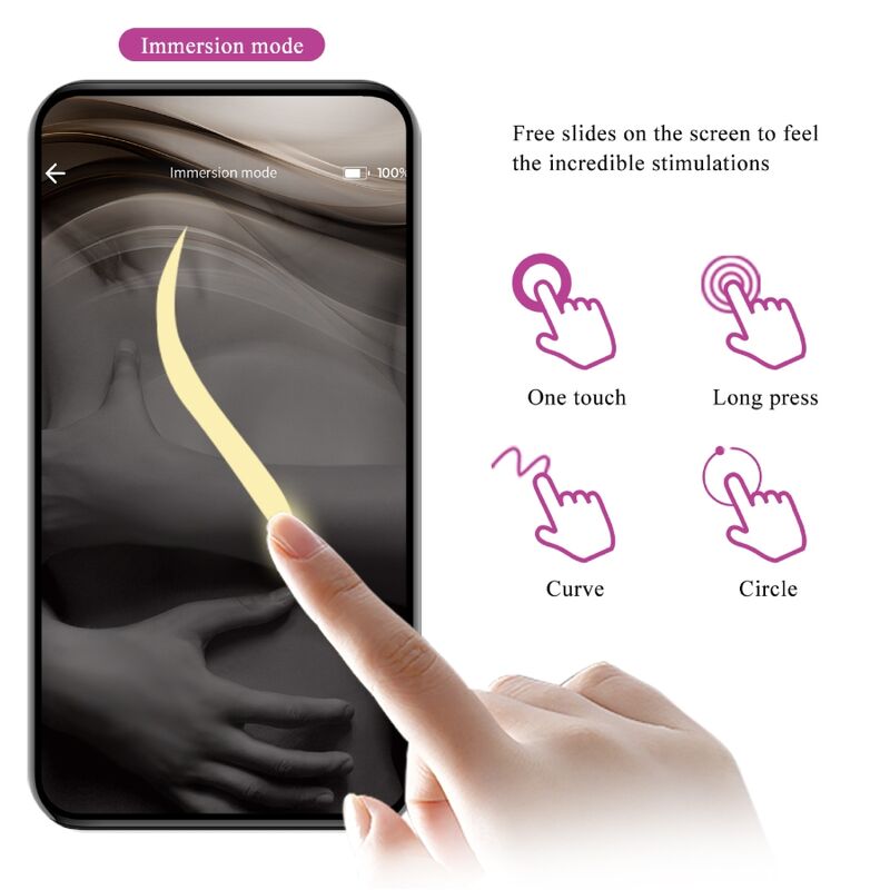 Pretty Love Bottom Pretty Love - Nymph Vibrating Egg App Controlled Lila