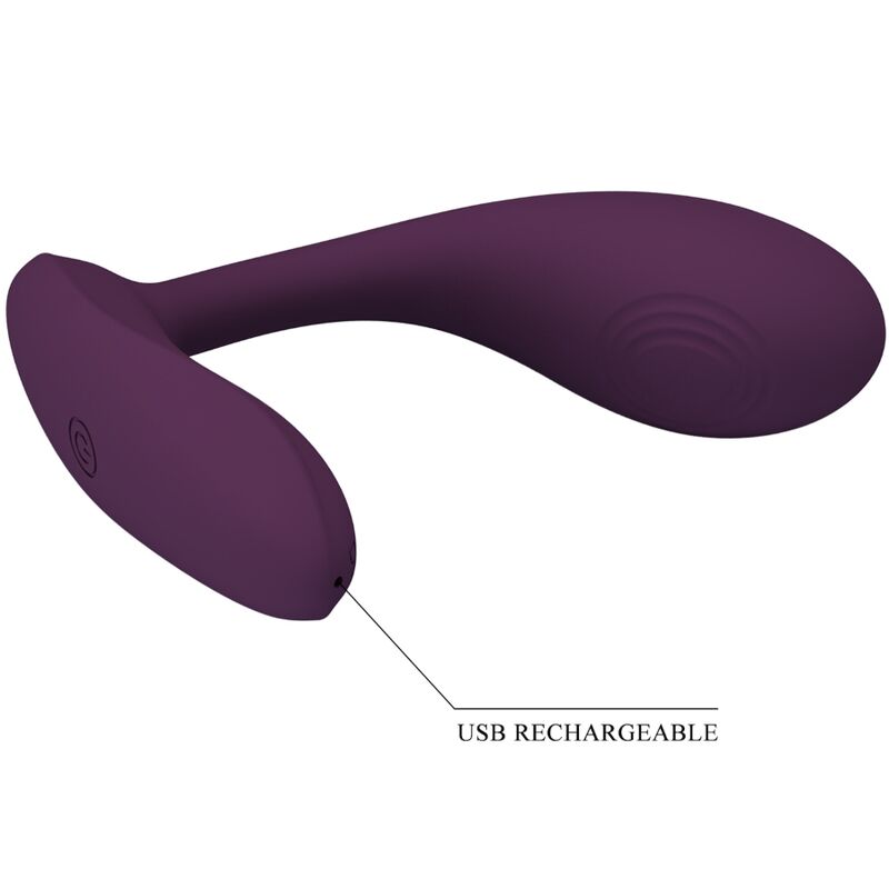 Pretty Love Flirtation Pretty Love - Baird G-Spot 12 Vibrations Rechargeable Lila App