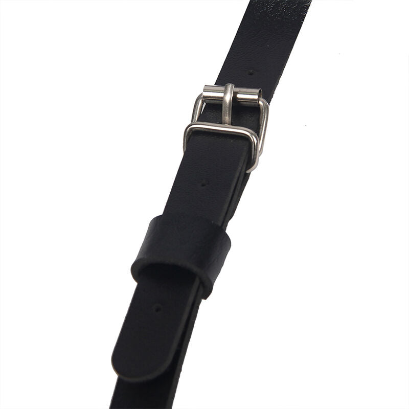 Subblime Fetish Body Harness Leather Black
