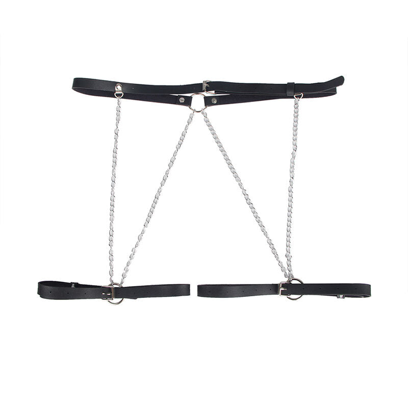 Subblime Fetish Subblime - Leather Belt Harness Black One Size