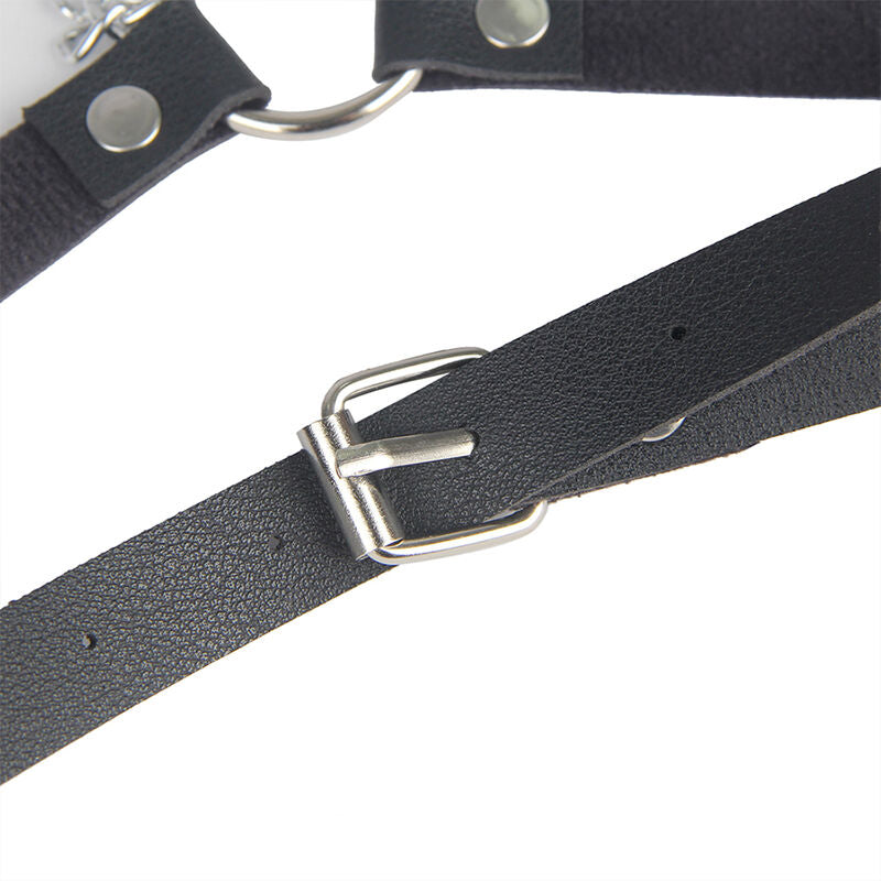 Subblime Fetish Subblime - Leather Belt Harness Black One Size