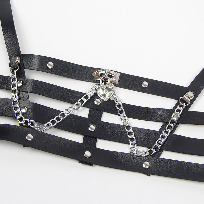 Subblime Fetish Subblime - Corset Harness With Chaindetail One Size