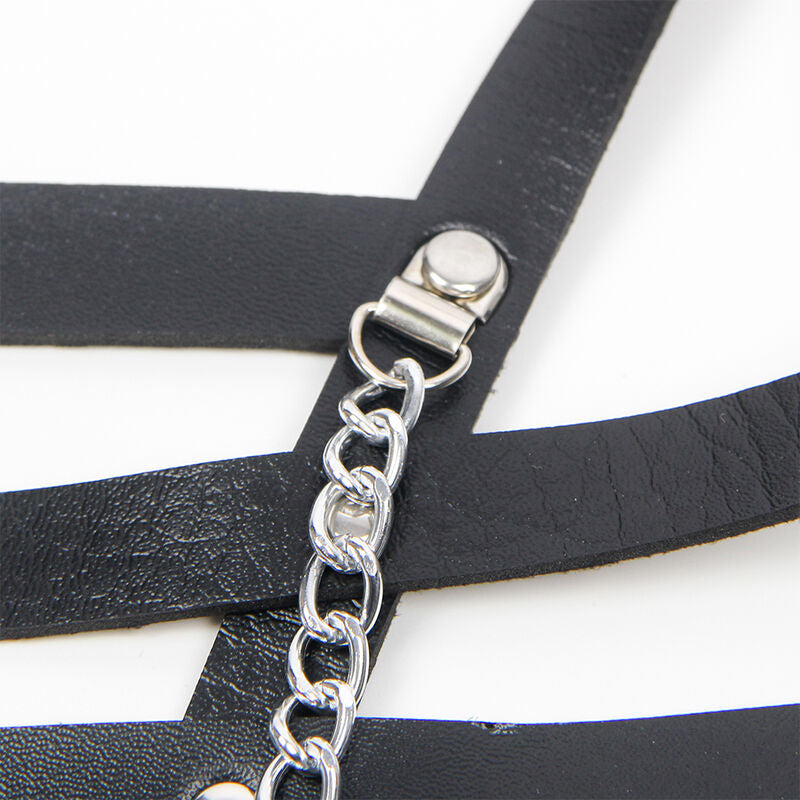 Subblime Fetish Subblime - Corset Harness With Chaindetail One Size