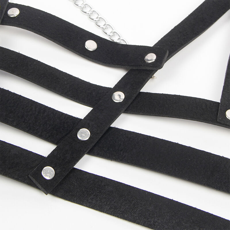 Subblime Fetish Subblime - Corset Harness With Chaindetail One Size