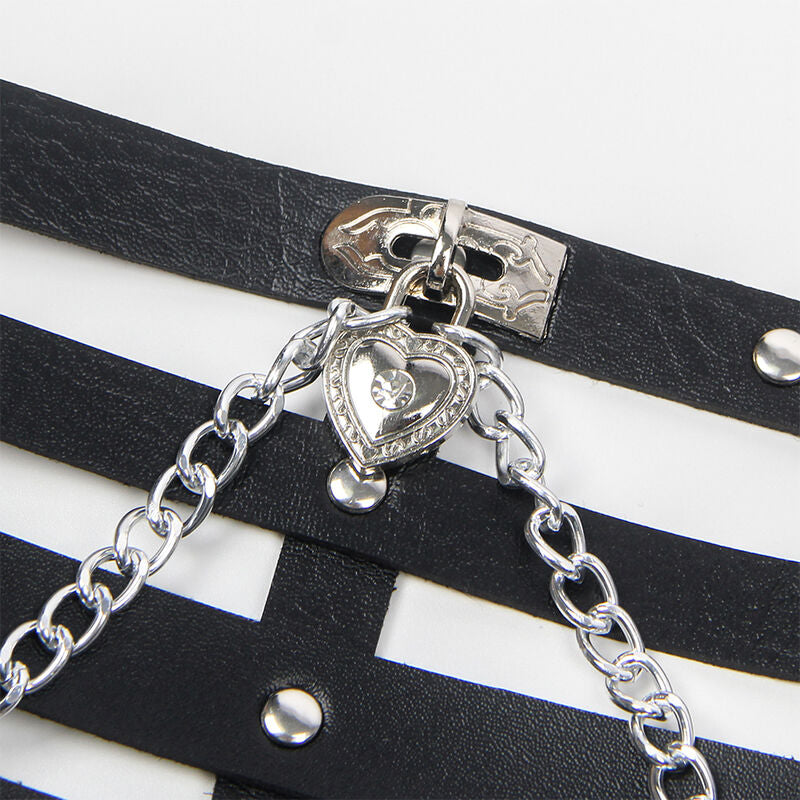 Subblime Fetish Subblime - Corset Harness With Chaindetail One Size
