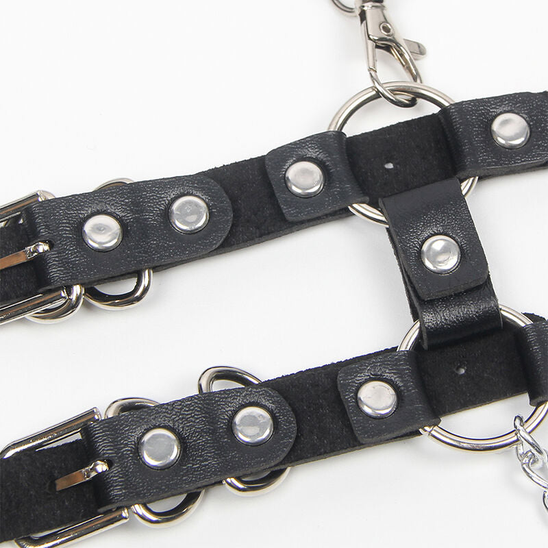 Subblime Fetish Subblime - Harness With Straps And Chaindetails One Size