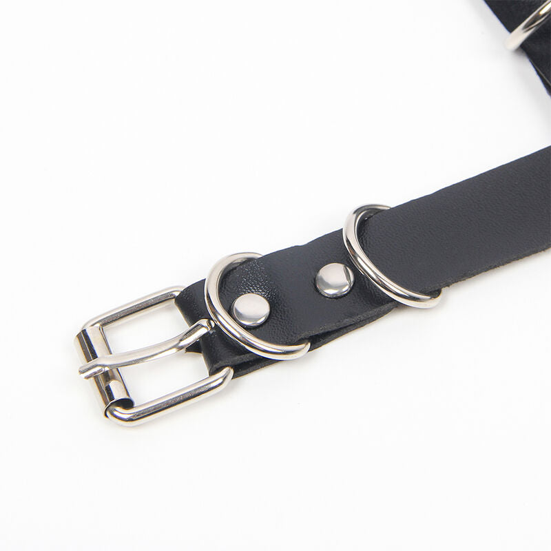 Subblime Fetish Subblime - Harness Bra With Chaindetail One Size
