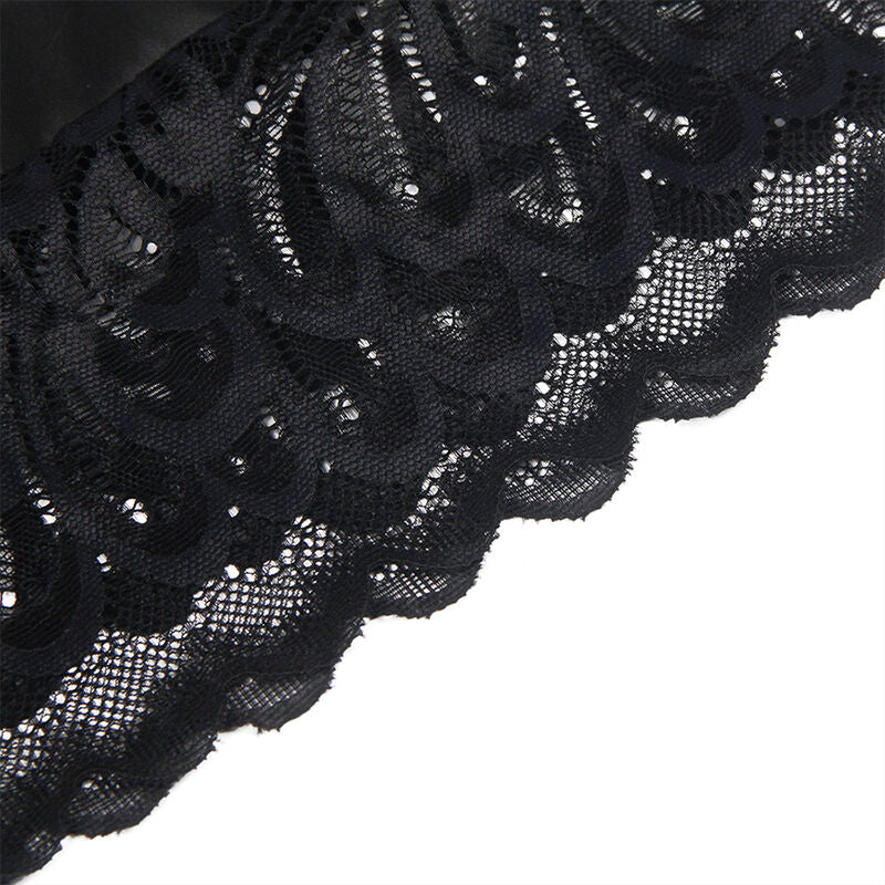 Subblime Babydolls Subblime - Babydoll Con Estampado Floral Pecho Negro S/M
