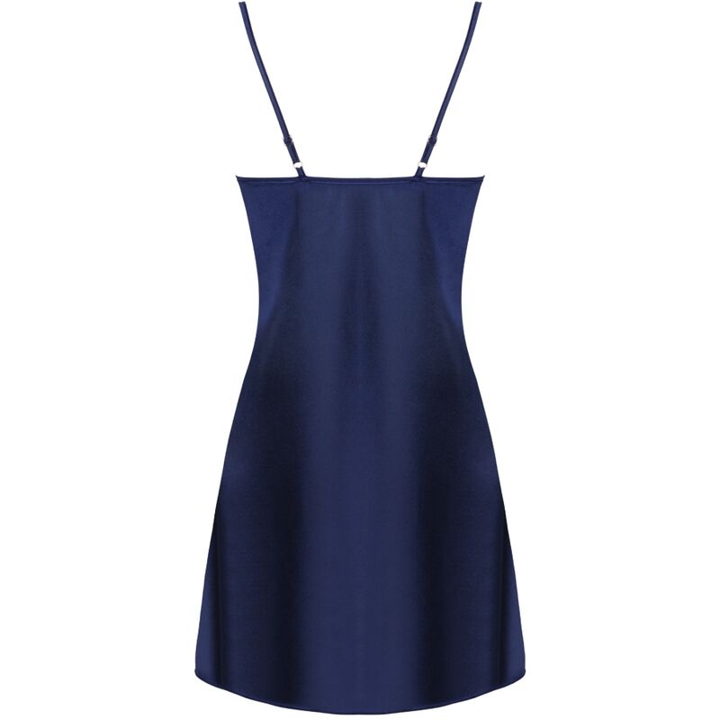 Livco Corsetti Sets Livco Corsetti Fashion - Jacqueline Lc 90249 Bata + Camisa + Panty Azul Marino S/M