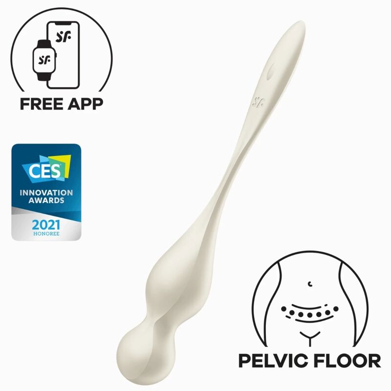 Satisfyer Balls Satisfyer - Love Birds Vibrating Kegel Balls White