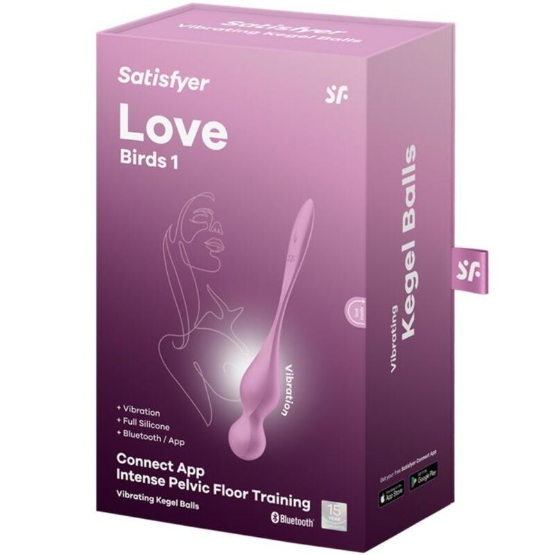 Satisfyer Balls Satisfyer - Love Birds Vibrating Kegel Balls Pink