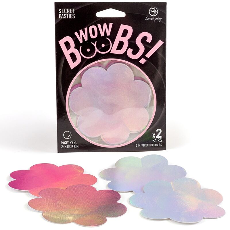 Secretplay 100% Fetish Secret Play - Wow Boobs! Flower Nipple Covers