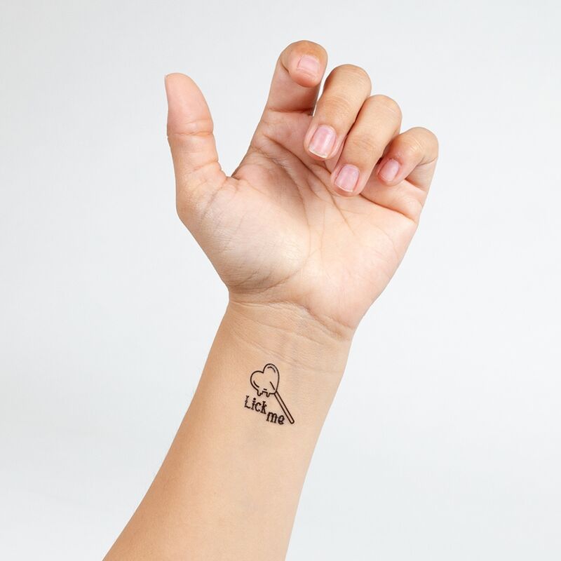 Secretplay Secret Play - Set Of 10 Candy Collection Temporary Tattoos