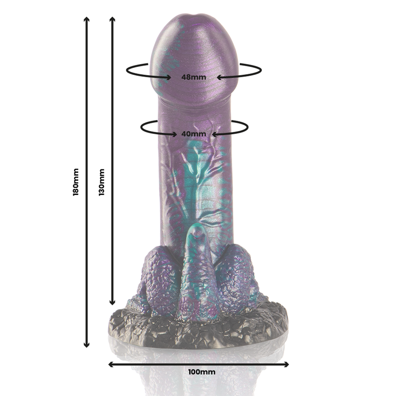Epic Basilisk Dildo Double Scaly Pleasure Small Size