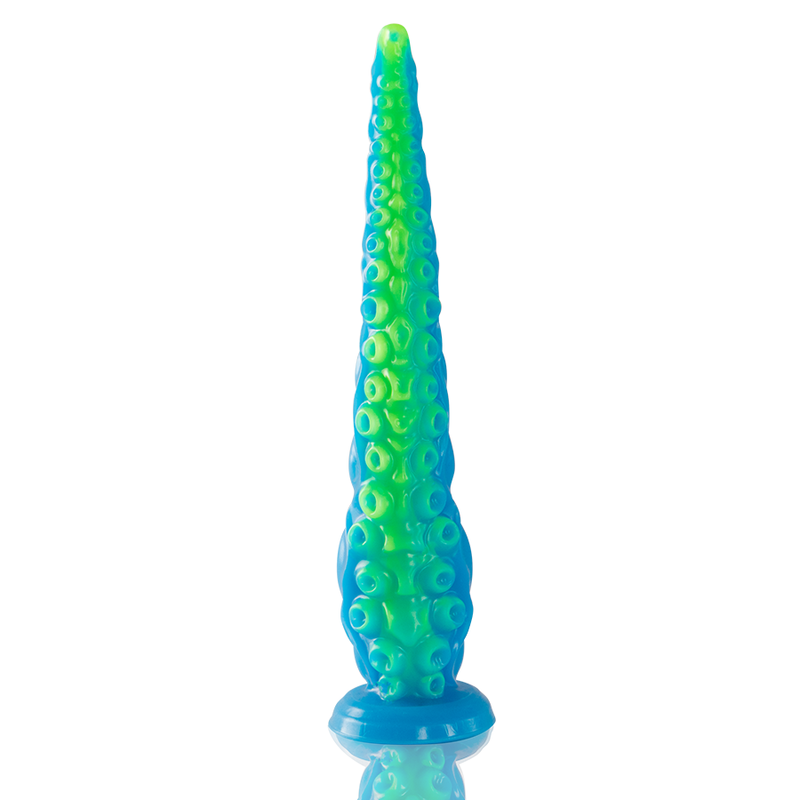 Epic Scylla Fluorescent Thin Tentacle Dildo Large Size