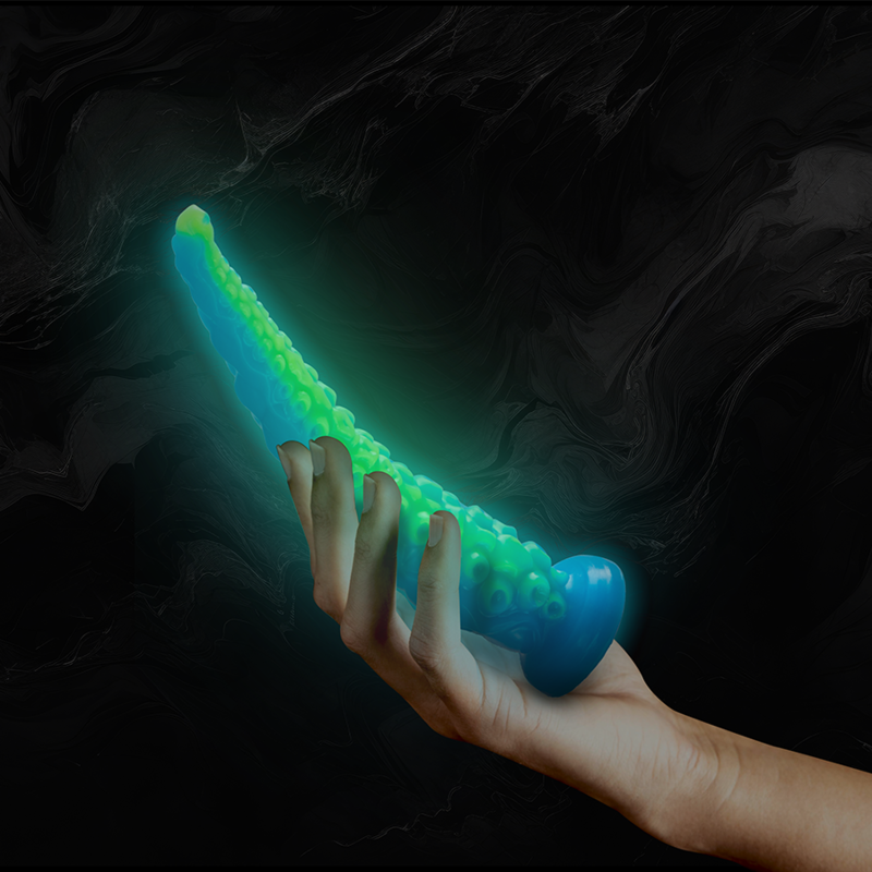 Epic Scylla Fluorescent Thin Tentacle Dildo Small Size