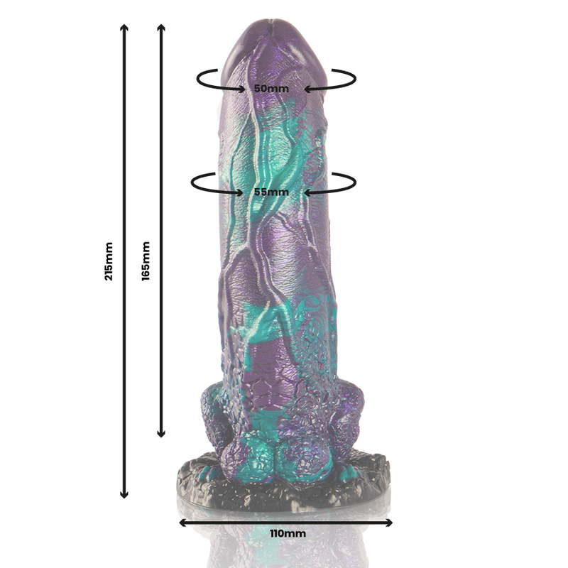 Epic Basilisk Dildo Double Scaly Pleasure Big Size
