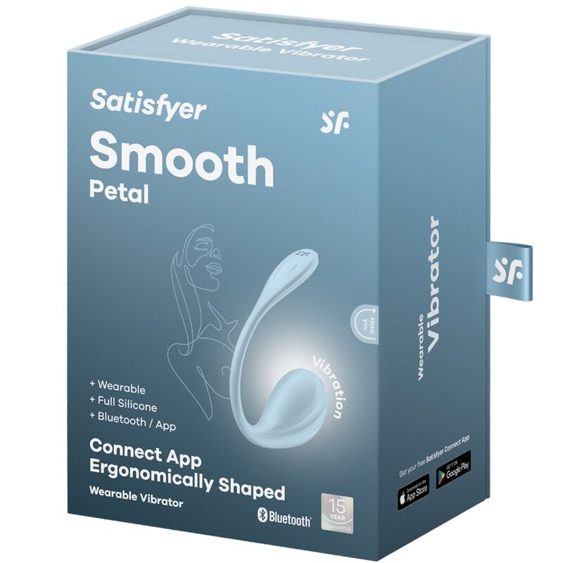 Satisfyer Partner Satisfyer - Smooth Petal G-Point Stimulator Sky Blue Free App