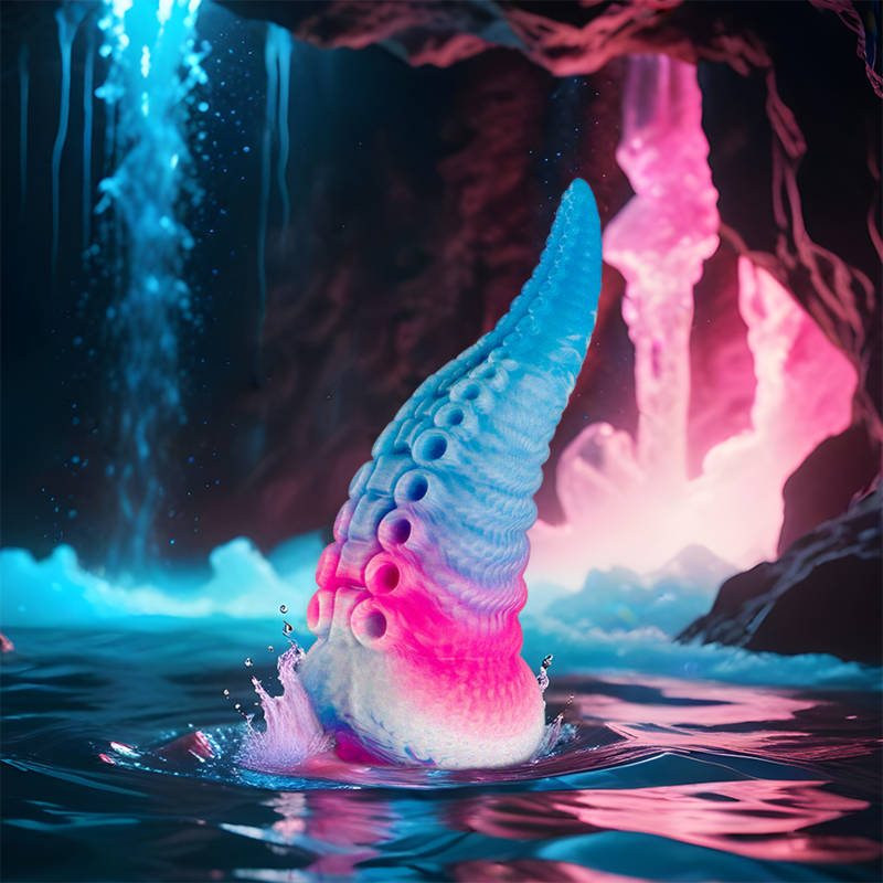 Epic Phorcys Blue Tentacle Dildo Big Size