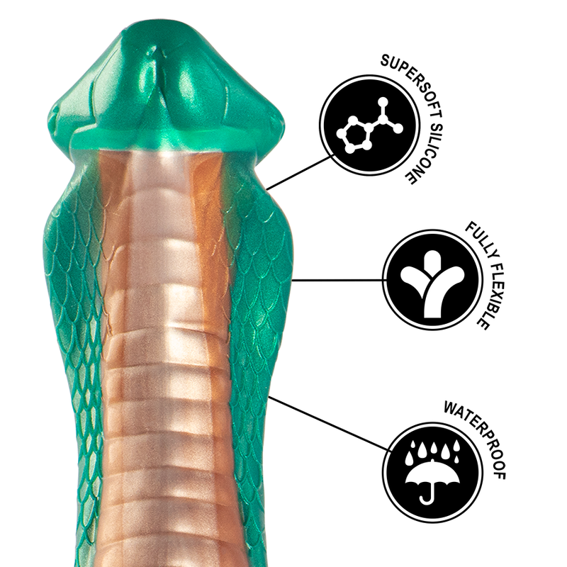 Epic Python Dildo Cobra Green