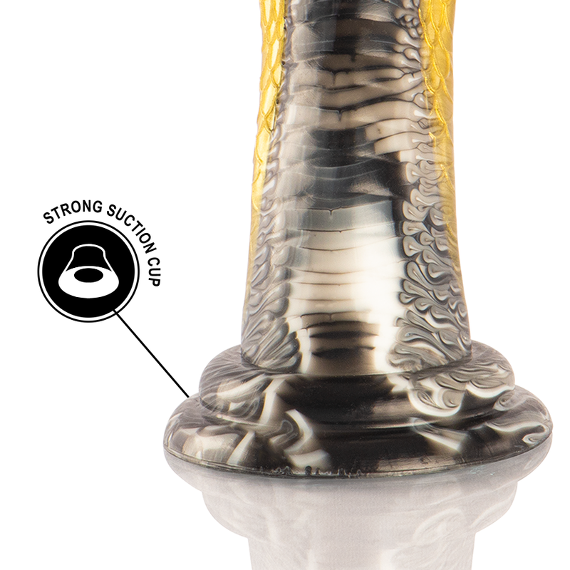 Epic Drakon Dildo Yellow Cobra