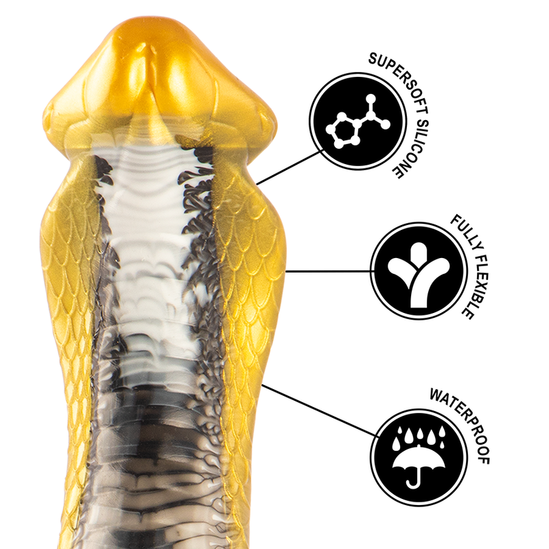 Epic Drakon Dildo Yellow Cobra