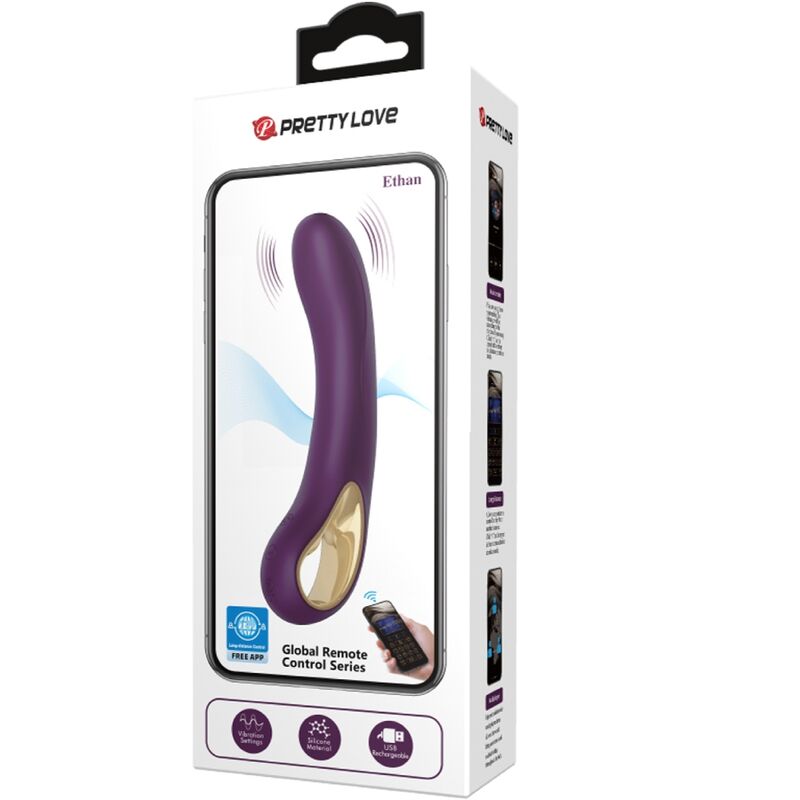 Pretty Love Smart Pretty Love - Ethan Rechargeable Vibrator Lila