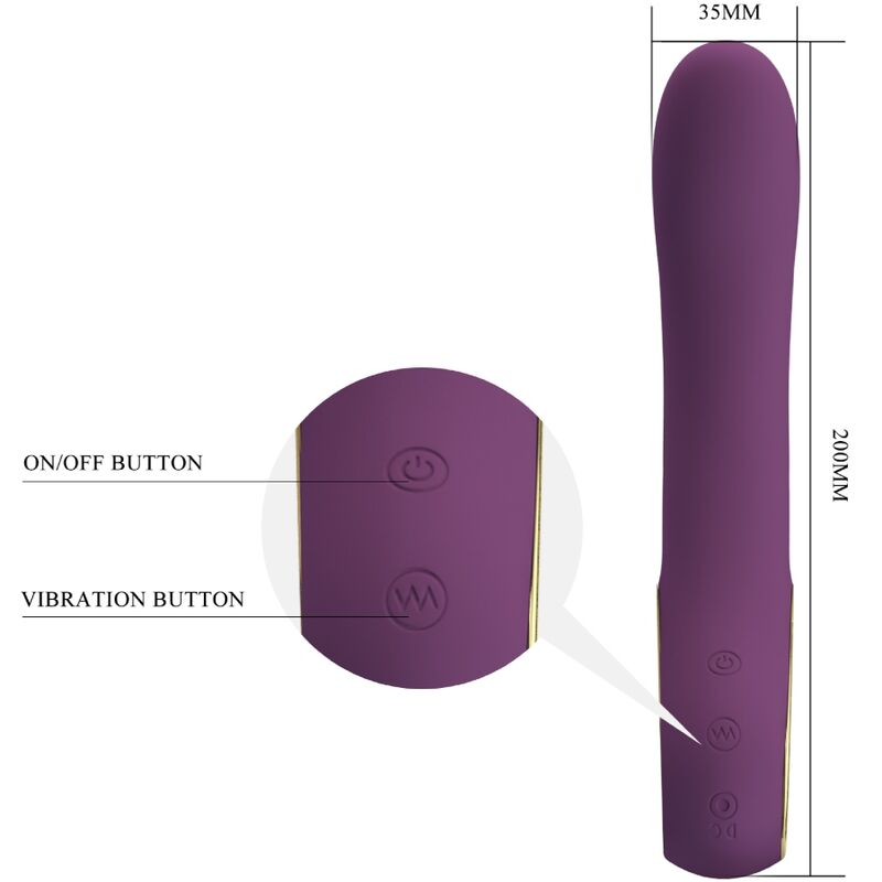 Pretty Love Smart Pretty Love - Ethan Rechargeable Vibrator Lila