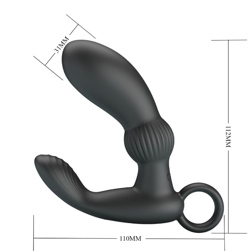 Pretty Love Cayla Anal Vibrator Massager Black