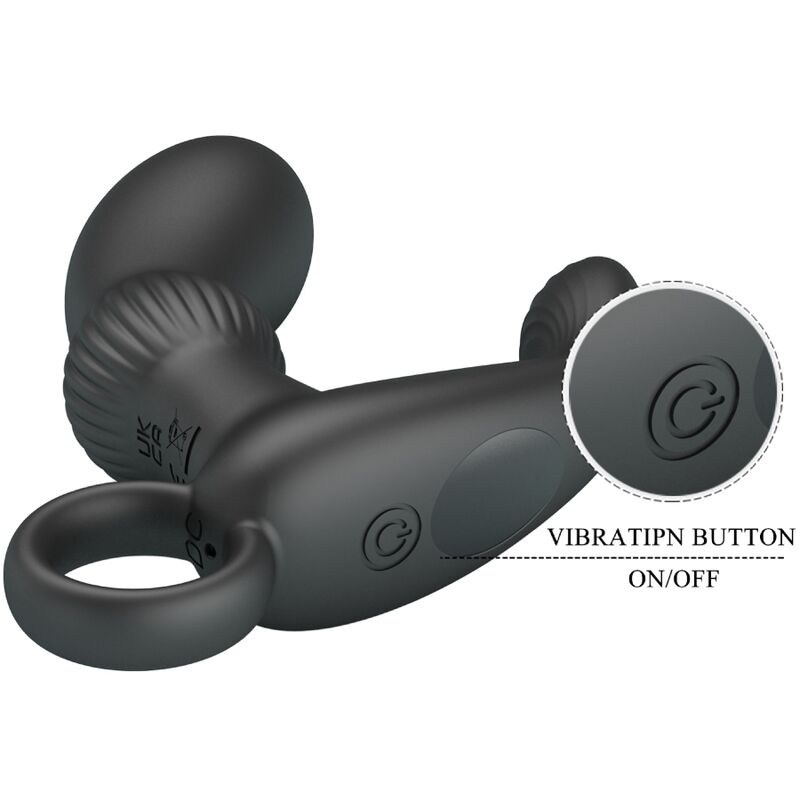 Pretty Love Cayla Anal Vibrator Massager Black