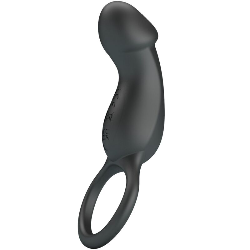 Pretty Love Bottom Pretty Love - Trae Ring & Vibrator Black