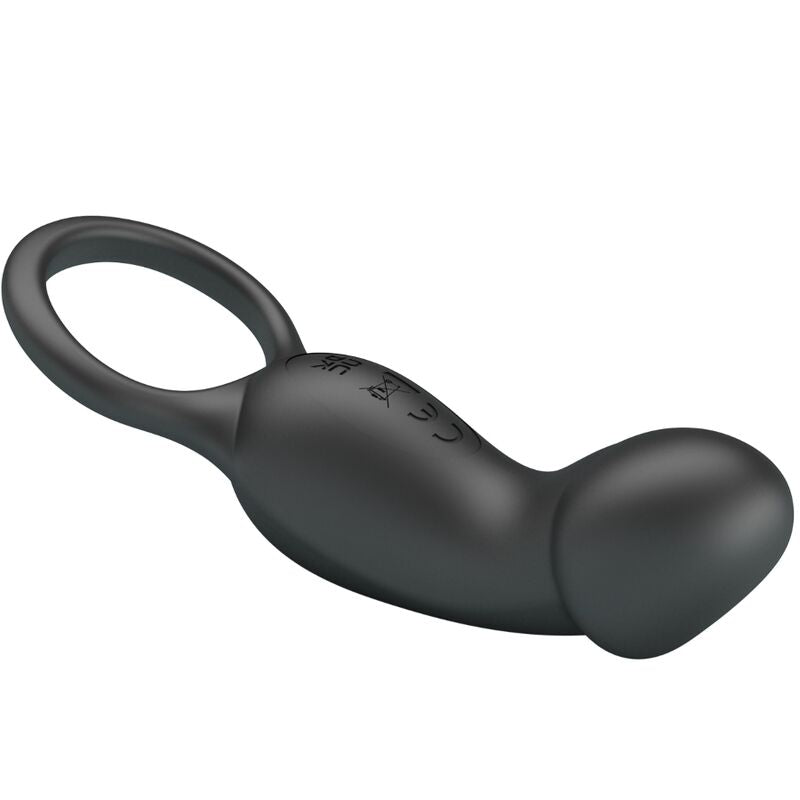 Pretty Love Bottom Pretty Love - Trae Ring & Vibrator Black