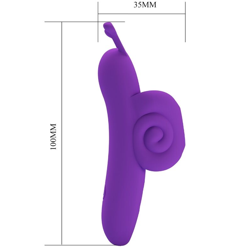 Pretty Love Snail Powerful Purple Finger Stimulator