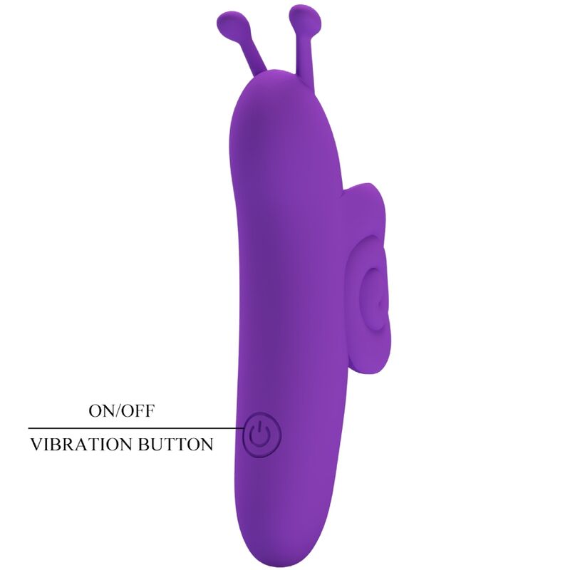 Pretty Love Snail Powerful Purple Finger Stimulator