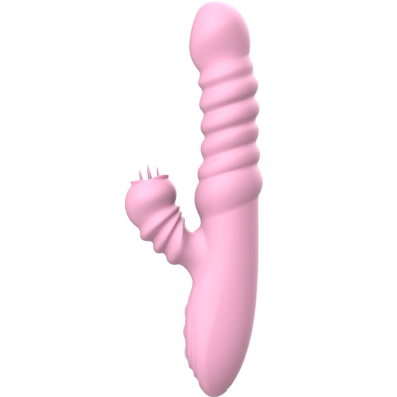 Armony Vibrators Armony - Vibrator Multifunction With Stimulating Tongue Heat Effect Pink