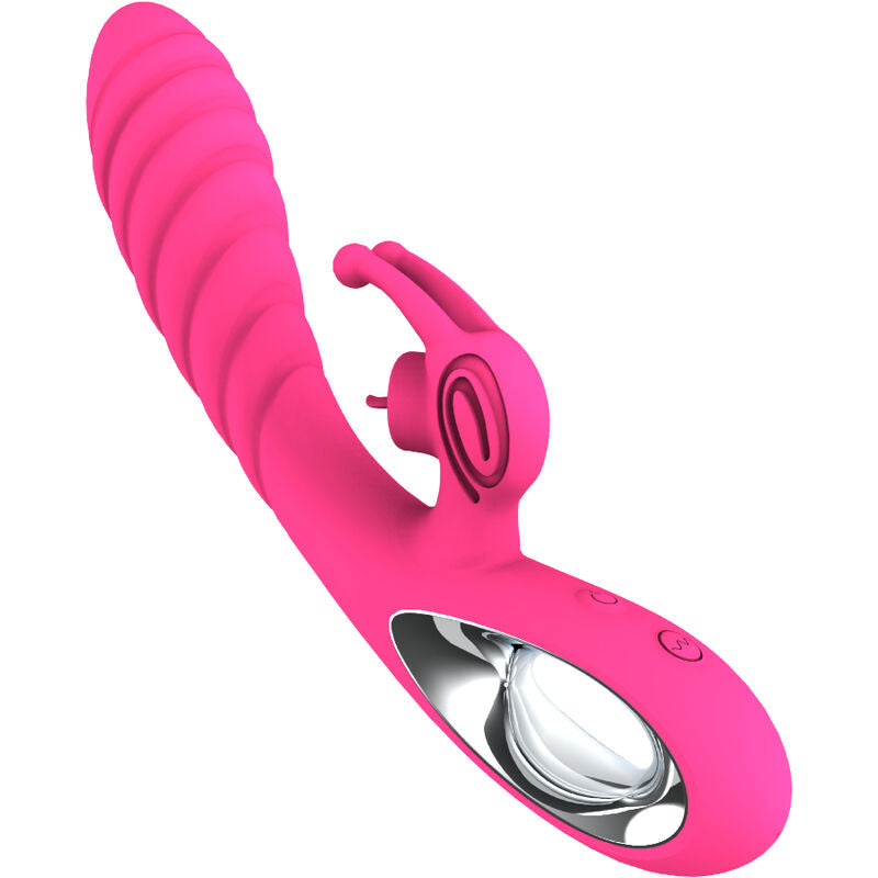 Armony Vibrators Armony - Vicky Rabbit Vibrator With Fuchsia Pull Ring Tongue
