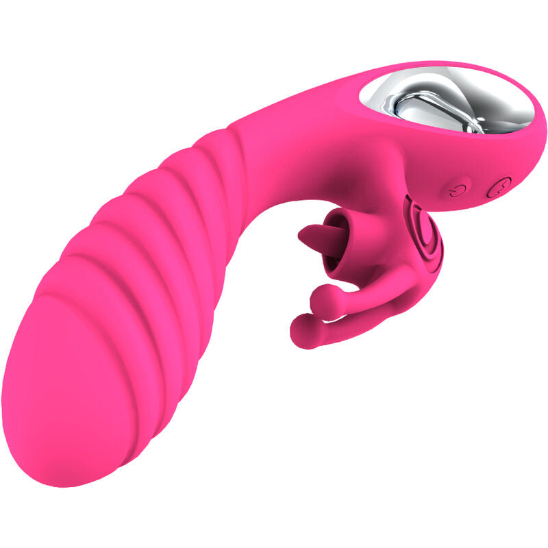 Armony Vibrators Armony - Vicky Rabbit Vibrator With Fuchsia Pull Ring Tongue
