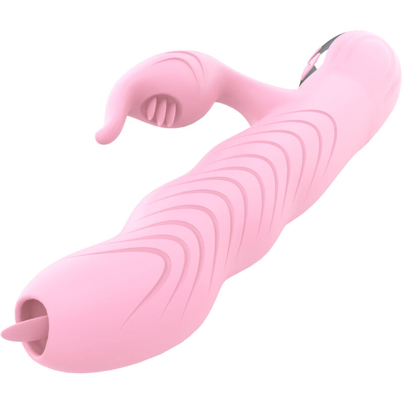 Armony Vibrators Armony - Marcia Vibrator & Thrusting Double Tongue Heat Effect Pink