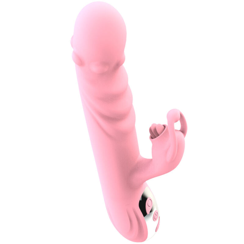 Armony Vibrators Armony - Fully Tongue Vibrator With Stimulating Tongue Pink Heat Effect