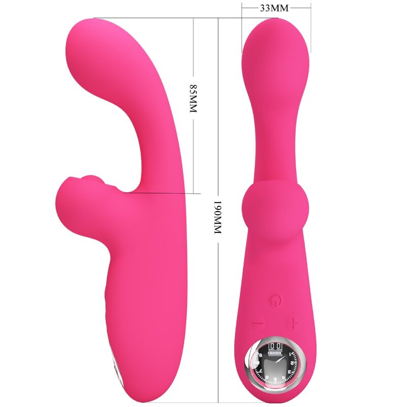 Pretty Love Flirtation Pretty Love - Skylar Pink Stimulator Vibrator