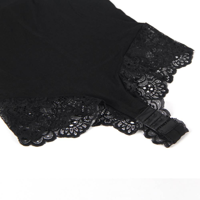 Subblime Bodies Subblime - Black Floral Lace Detail Teddy L/Xl