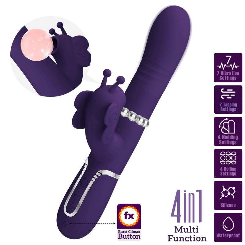 Pretty Love Multifunction Rabbit Vibrator 4 in 1