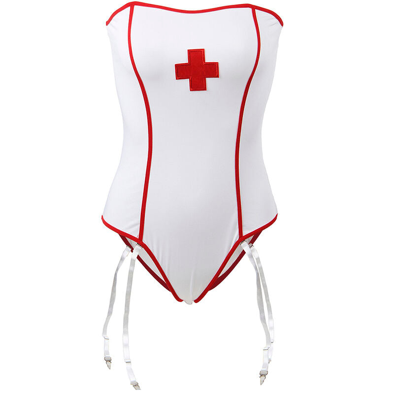 Subblime Costumes Subblime - Disfraz Enfermera Sexy Con Teddy S/M