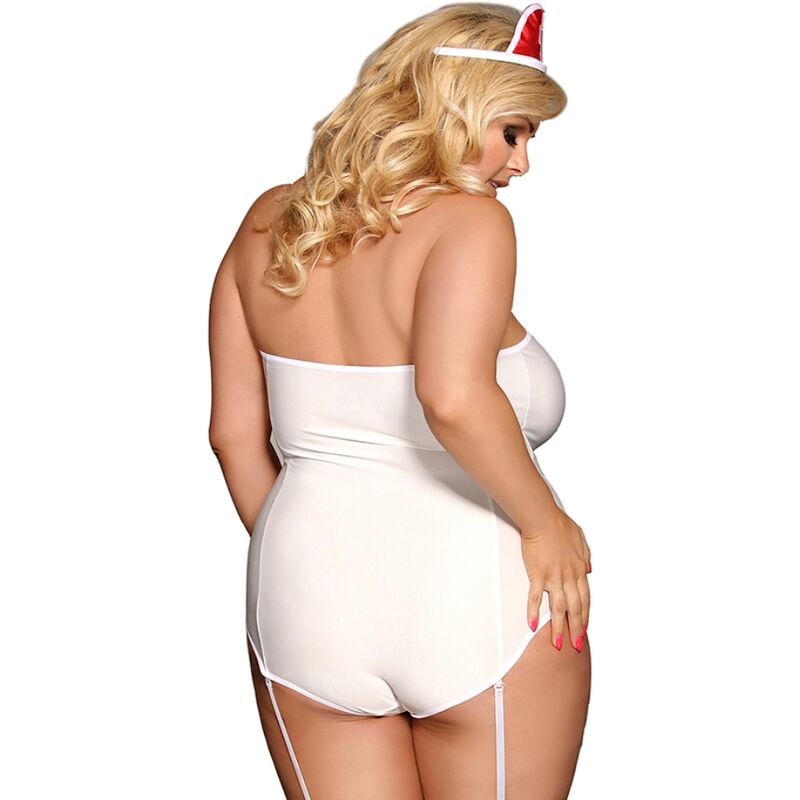Subblime Costumes Subblime - Disfraz Enfermera Sexy Con Teddy S/M