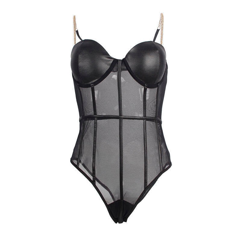 Subblime Bodies Subblime - Body Tirantas Cadena Negro S/M