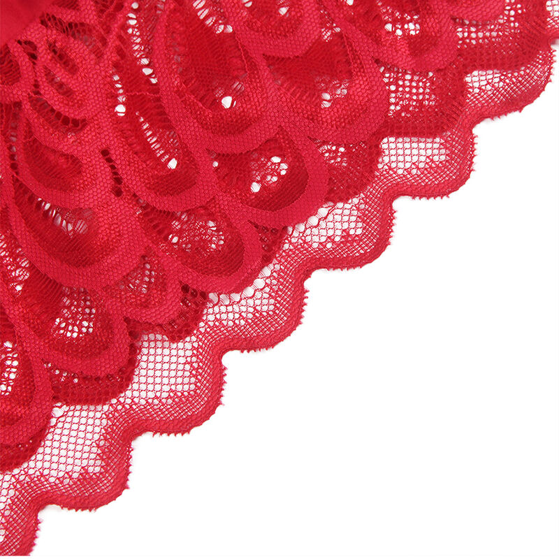 Subblime Babydolls Subblime - Babydoll Satinado Con Encaje Rojo S/M