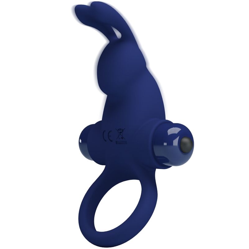 Pretty Love Male Pretty Love - Jiro Rabbit Ring With Vibration Blue