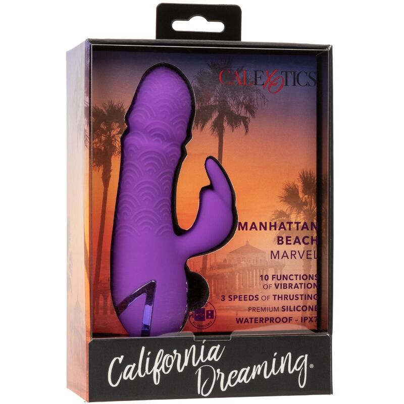 Calexotics Manhattan Beach Marvel Vibrator Rabbit Purple By California Dreaming