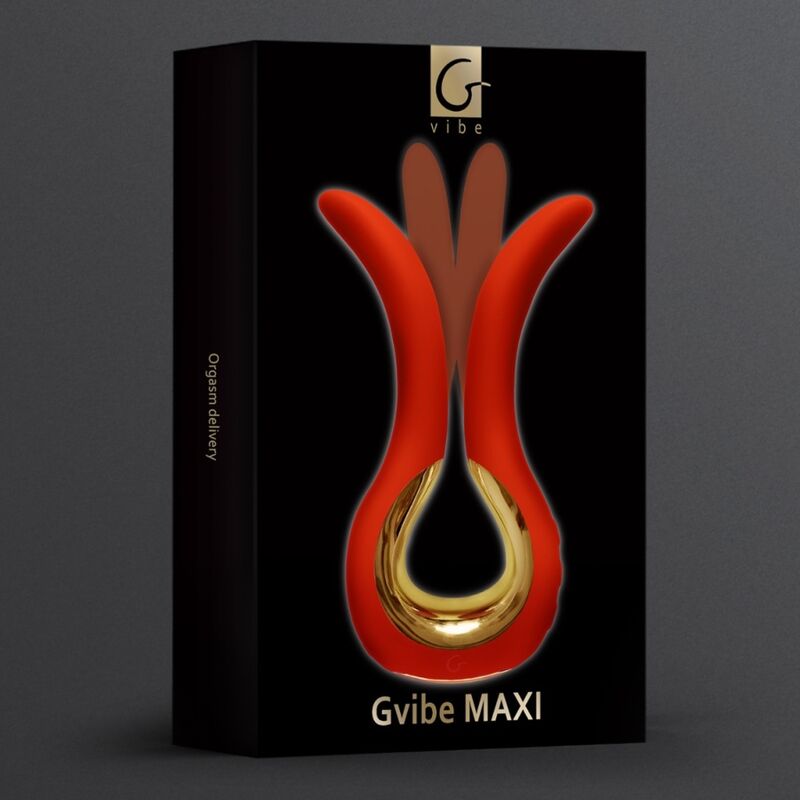 G-Vibe Gvibe Maxi Vibrator With Two Flexible Tips Coral